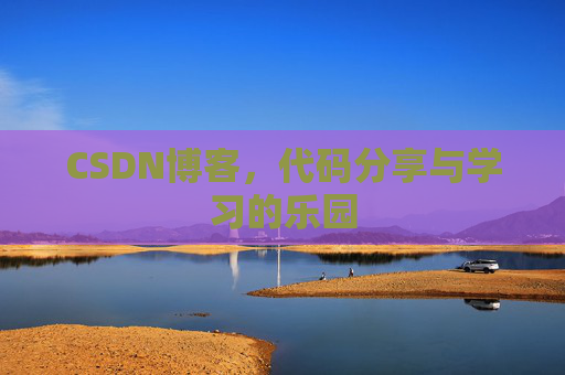 CSDN博客，代码分享与学习的乐园
